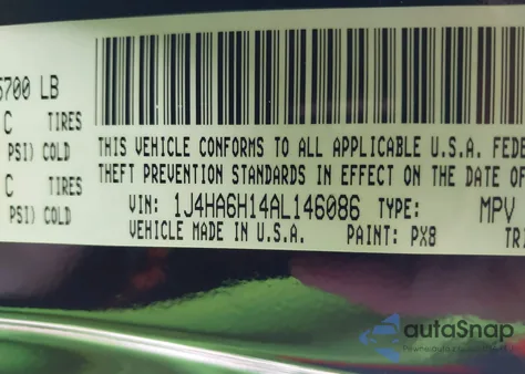 2010 Jeep Wrangler Unlimited Rubicon z USA, uszkodzony, nr VIN 1J4HA6H14AL146086